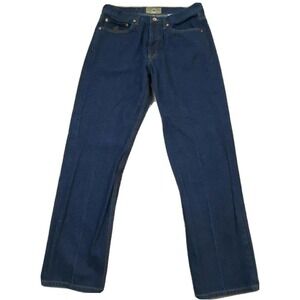 ROCAWEAR DENIM CO.~Men's Size 34×32~Blue Denim Jeans Button-Fly,100% Cotton.